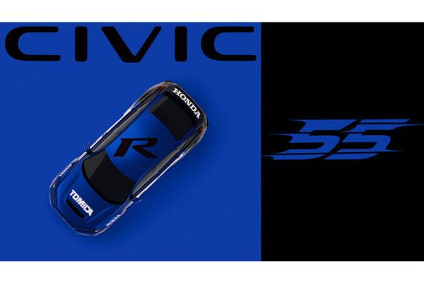 TOMICA 55週年紀念合作車款-本田 Civic TYPE R TOMICA 55週年紀念合作車款-本田 Civic TYPE R