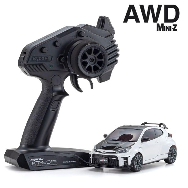 KYOSHO 京商 MINI-Z AWD Toyota GRMN YARIS CIRCUIT PACKAGE White Pearl 暴力鴨 珍珠白色 (底盤ASC MA020) KYOSHO 京商 MINI-Z AWD Toyota GRMN YARIS CIRCUIT PACKAGE White Pearl 暴力鴨 珍珠白色 (底盤ASC MA020)