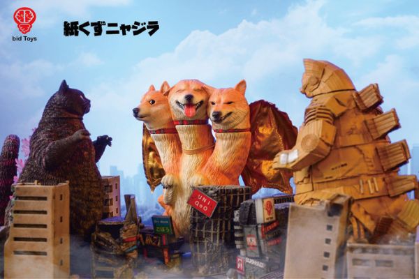 Bid Toys 紙屑喵機拉 Waste Paper Nyajira 喵機拉與地台套裝組 靜態完成品 分別販售 Bid Toys 紙屑喵機拉 Waste Paper Nyajira 喵機拉與地台套裝組 靜態完成品