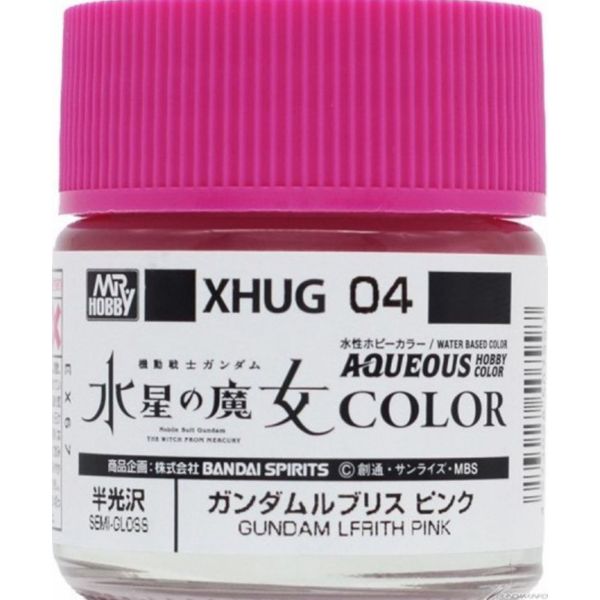GSI 郡氏 水性漆 XHUG-004 水星的魔女鋼彈專用漆04 魔靈粉 半光澤 GSI,郡氏,水性漆,XHUG-004,水星的魔女,鋼彈,專用漆,04,魔靈粉,半光澤,