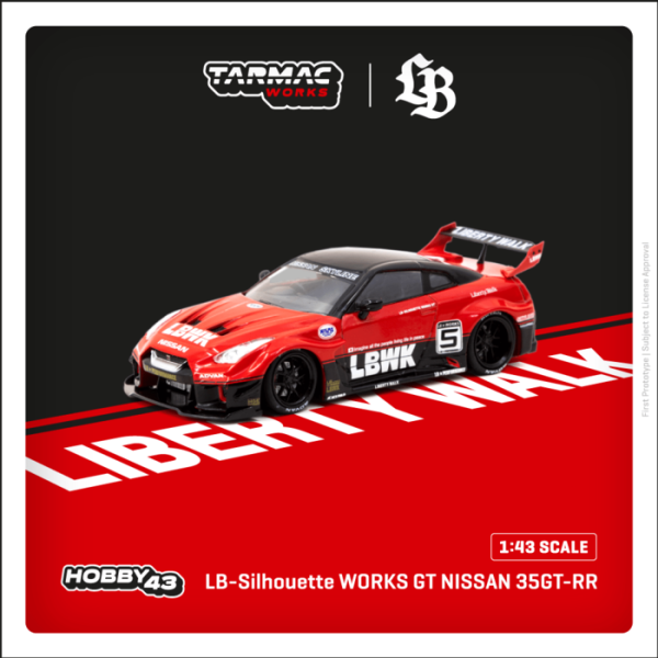 TARMAC WORKS 1/43 日產 NISSAN 自由步行 LB-Silhouette WORKS GT NISSAN GT-R R35 Silhouette T43-022-SIL TARMAC WORKS 1/43 日產 NISSAN 自由步行 LB-Silhouette WORKS GT NISSAN GT-R R35 Silhouette T43-022-SIL