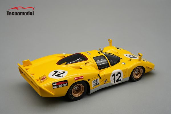 Tecnomodel 1/43 法拉利 Ferrari 512 S Filippinetti Ecurie Francorchamp car #12 Driver De Fierland and Walker 利曼24耐1970比賽車 Tecnomodel 1/43 法拉利 Ferrari 512 S Filippinetti Ecurie Francorchamp car #12 Driver De Fierland and Walker 利曼24耐1970比賽車