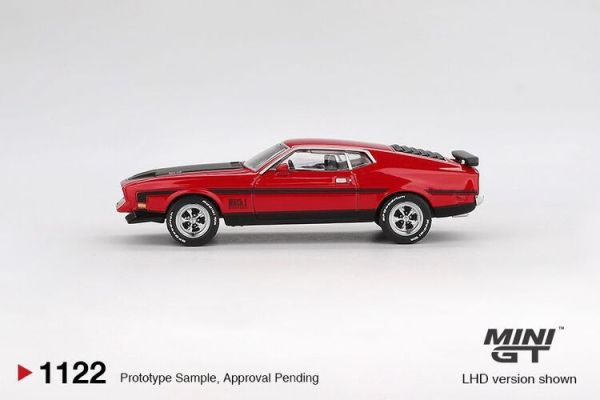 (預購) MINIGT 1/64 福特 Ford Mustang Mach1 1971 Race Red MGT01122-L (預購) MINIGT 1/64 福特 Ford Mustang Mach1 1971 Race Red MGT01122-L
