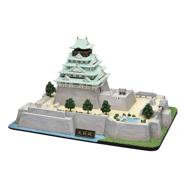 1/700 大阪城 FUJIMI 城4 富士美 組裝模型 FUJIMI,日本建物,日本城堡,大阪城,