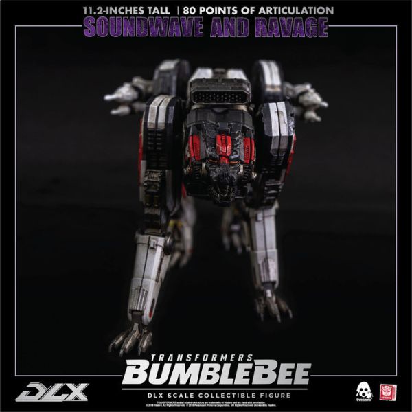 THREEZERO 變形金剛 大黃蜂 DLX 聲波及機械狗 可動完成品 THREEZERO 變形金剛 大黃蜂 DLX 聲波及機械狗 可動完成品