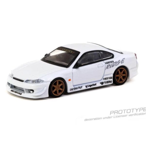 TARMAC WORKS 1/64 日產 VERTEX Nissan Silvia S15 金屬白 Lamley特別版 TARMAC WORKS 1/64 日產 VERTEX Nissan Silvia S15 金屬白 Lamley特別版