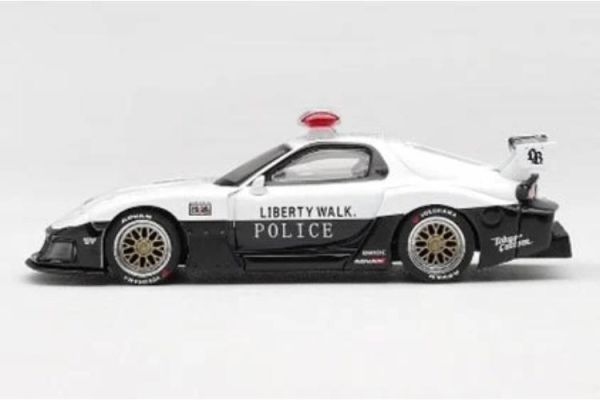 (預購) [吊卡版] MINIGT 1/64 馬自達 MAZDA RX-7 LB-Super Silhouette Police RHD MGT01231-BL 20260422 [吊卡版] MINIGT 1/64 馬自達 MAZDA RX-7 LB-Super Silhouette Police RHD MGT01231-BL
