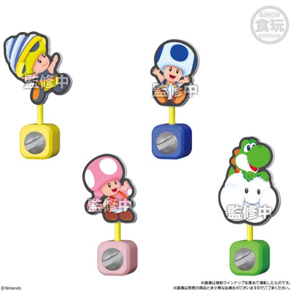 BANDAI 盒玩 超級瑪利歐 標籤夾 全16種 一中盒16入販售 BANDAI 盒玩 超級瑪利歐 標籤夾 全16種 一中盒16入販售