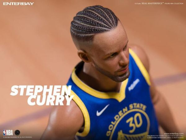 爆米花限定版 ENTERBAY 1/6 NBA系列 勇士隊 Stephen Curry 史蒂芬·柯瑞 爆米花總冠軍 紀念版 可動完成品 ENTERBAY 1/6 NBA系列 勇士隊 Stephen Curry 史蒂芬·柯瑞 可動完成品