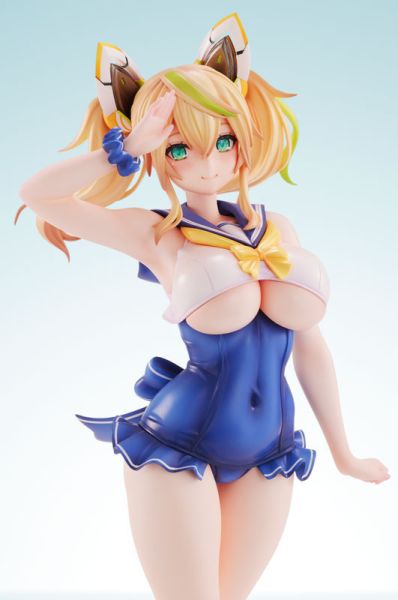 Amakuni 1/7 夢幻之星2es 涼風的潔妮 暑假 PVC完成品 Amakuni 1/7 夢幻之星2es 涼風的潔妮 暑假 PVC完成品