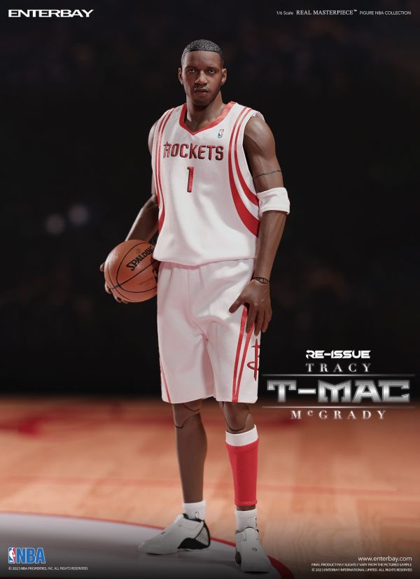 絕版斷貨中 ENTERBAY 1/6 NBA系列 崔西•麥葛瑞迪 Tracy McGrady T-Mac 休士頓火箭隊 可動完成品 ENTERBAY 1/6 NBA系列 崔西•麥葛瑞迪 Tracy McGrady T-Mac 休士頓火箭隊 可動完成品
