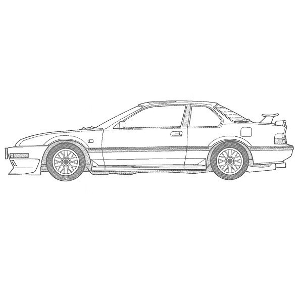 1/24 HONDA Prelude 2.0Si 調校版 FUJIMI ID303 富士美 組裝模型 FUJIMI,1/24,RS,Ford,GT40,1966,Nissan,S15,Silvia,HONDA,Cyber,CR-X,Si,
