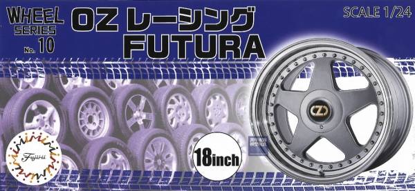 1/24 OZ Racing FUTURA 18吋 胎圈組 FUJIMI W10 富士美 組裝模型 FUJIMI,1/24,W,OZ,Racing,FUTURA,18吋,鋁圈,