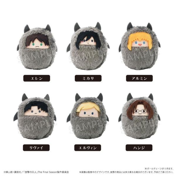 (預購) Tapioca 盲盒 進擊的巨人 惡魔ver. 掌上蓬鬆玩偶 全6種 一中盒6入販售 20260924 Tapioca 盲盒 進擊的巨人 惡魔ver. 掌上蓬鬆玩偶 全6種 一中盒6入販售