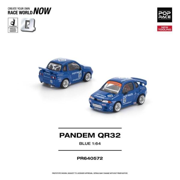 (預購) POP RACE 1/64 PANDEM QR32 BLUE PR640572 20260813 POP RACE 1/64 PANDEM QR32 BLUE PR640572