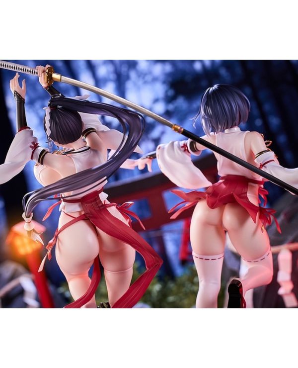 [18禁商品] HOTVENUS 1/6 淪為奴隸的戰巫女 藤堂朔夜 與 東堂伊織 套組 PVC完成品 [18禁商品] HOTVENUS 1/6 淪為奴隸的戰巫女 藤堂朔夜 與 東堂伊織 套組 PVC完成品