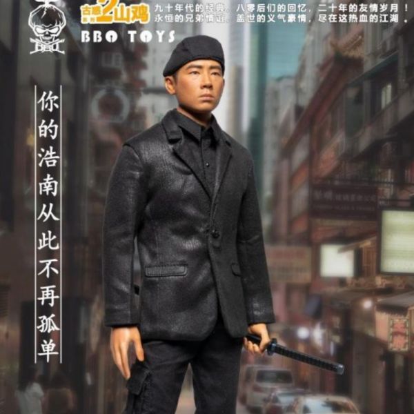 BBOTOYS 1/6 古惑系列 山雞 小春 GHZ02 雙頭雕雙素體 可動公仔 BBOTOYS,1/6,古惑系列,山雞,陳小春,GHZ02