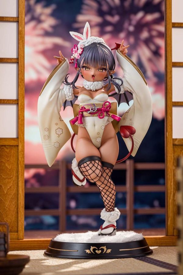 (預購) [豪華版] KiwiToys 1/6 褐色小魅魔 和服兔女郎Ver. 完成品 20260818 [豪華版] KiwiToys 1/6 褐色小魅魔 和服兔女郎Ver. 完成品