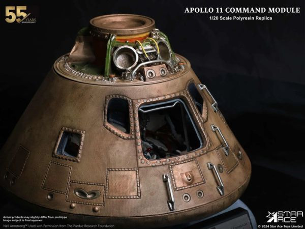 [豪華版] Star Ace Toys 1/20 NASA 阿波羅11號 登月 指揮艙 哥倫比亞號 美國太空總署 Command module Columbia CM-107 含月球底座&支架 [豪華版] Star Ace Toys 1/20 NASA 阿波羅11號 登月 指揮艙 哥倫比亞號 美國太空總署 Command module Columbia CM-107 含月球底座&支架
