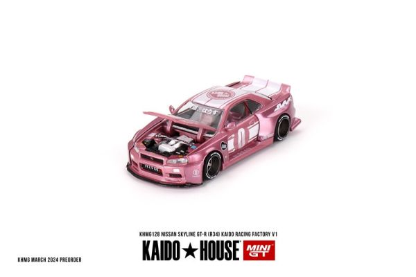 KAIDO HOUSE x MINIGT 1/64 日產 Nissan Skyline GT-R (R34) KAIDO RACING FACTORY V1 KAIDO HOUSE x MINIGT 1/64 日產 Nissan Skyline GT-R (R34) KAIDO RACING FACTORY V1
