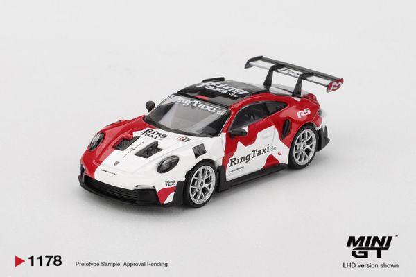 (預購) [吊卡版] MINIGT 1/64 保時捷 Porsche 911(992) GT3 RS Weissach RingTaxi.com LHD MGT01178-BL 20251225 [吊卡版] MINIGT 1/64 保時捷 Porsche 911(992) GT3 RS Weissach RingTaxi.com LHD MGT01178-BL