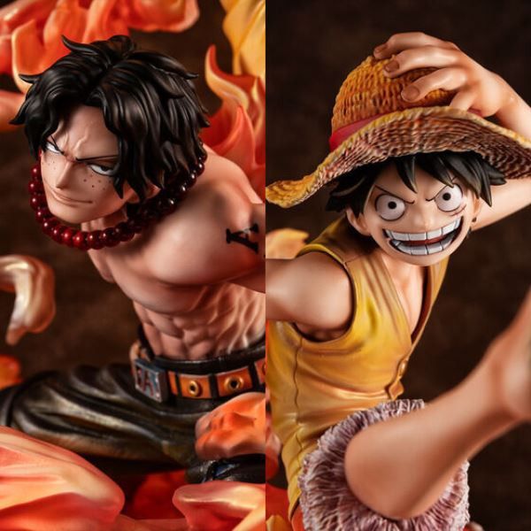 MegaHouse Portrait.Of.Pirates POP NEO MAXIMUM 海賊王 航海王 魯夫＆艾斯 兄弟之絆 20th LIMITED Ver. PVC MegaHouse Portrait.Of.Pirates POP NEO MAXIMUM 海賊王 航海王 魯夫＆艾斯 兄弟之絆 20th LIMITED Ver. PVC