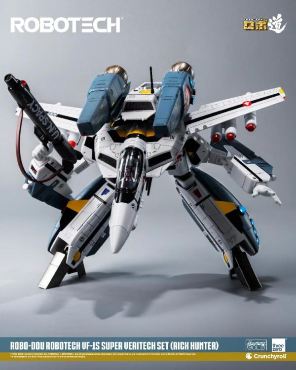 (預購) threezero ROBO-DOU 超時空要塞 VF-1S 變形戰鬥機超級裝甲套裝 RICK HUNTER 20.3cm 3Z03076W0 20260614 threezero ROBO-DOU 超時空要塞 VF-1S 變形戰鬥機超級裝甲套裝 RICK HUNTER 20.3cm 3Z03076W0