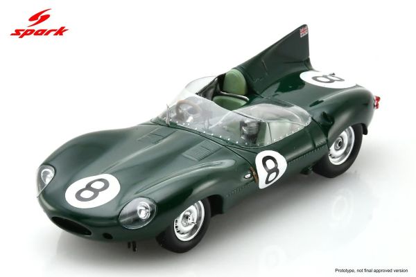 (預購) Spark 1/43 Jaguar D-Type No.8 Le Mans 24H 1958 S2935 20260823 Spark 1/43 Jaguar D-Type No.8 Le Mans 24H 1958 S2935