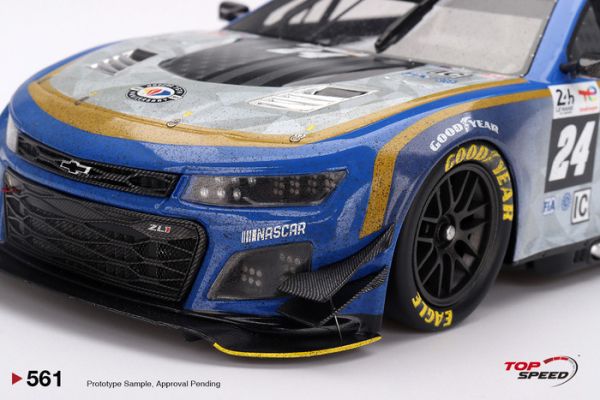 [舊化塗裝] TOP SPEED 1/18 Garage 56 雪佛蘭 Chevrolet Camaro ZL1 #24 Hendrick Motorsports 2023 Le Mans 24Hr Post-Race Weathered TS0561 [舊化塗裝] TOP SPEED 1/18 Garage 56 雪佛蘭 Chevrolet Camaro ZL1 #24 Hendrick Motorsports 2023 Le Mans 24Hr Post-Race Weathered TS0561