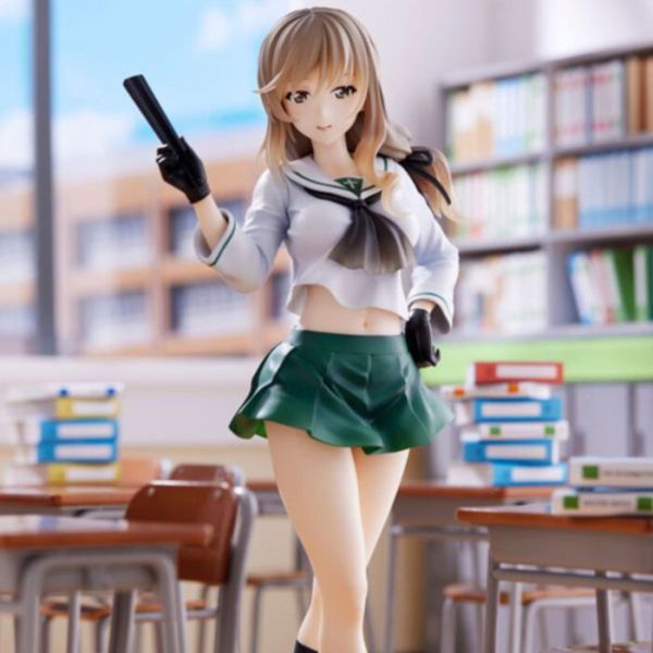 [再販] WAVE 1/7 少女與戰車 島田千代 大洗女子學園制服ver. PVC完成品 DT-193 [再販] WAVE 1/7 少女與戰車 島田千代 大洗女子學園制服ver. PVC完成品 DT-193