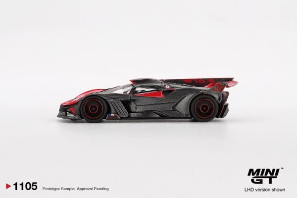(預購) MINIGT 1/64 布卡迪 Bugatti Bolide Red/w 碳纖維塗裝 LHD 左駕 吊卡版 MGT01105-BL 20251030 MINIGT 1/64 布卡迪 Bugatti Bolide Red/w 碳纖維塗裝 LHD 左駕 吊卡版 MGT01105-BL