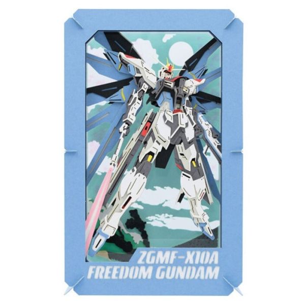 ENSKY 紙雕劇場 PT-L75 機動戰士鋼彈 SEED 自由鋼彈 ENSKY 紙雕劇場 PT-L75 機動戰士鋼彈 SEED 自由鋼彈
