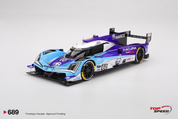 (預購) TOP SPEED 1/18 Acura ARX-06 #60 Acura Meyer Shank Racing 2025 IMSA Sebring 12 Hrs TS0689 20251121 TOP SPEED 1/18 Acura ARX-06 #60 Acura Meyer Shank Racing 2025 IMSA Sebring 12 Hrs TS0689