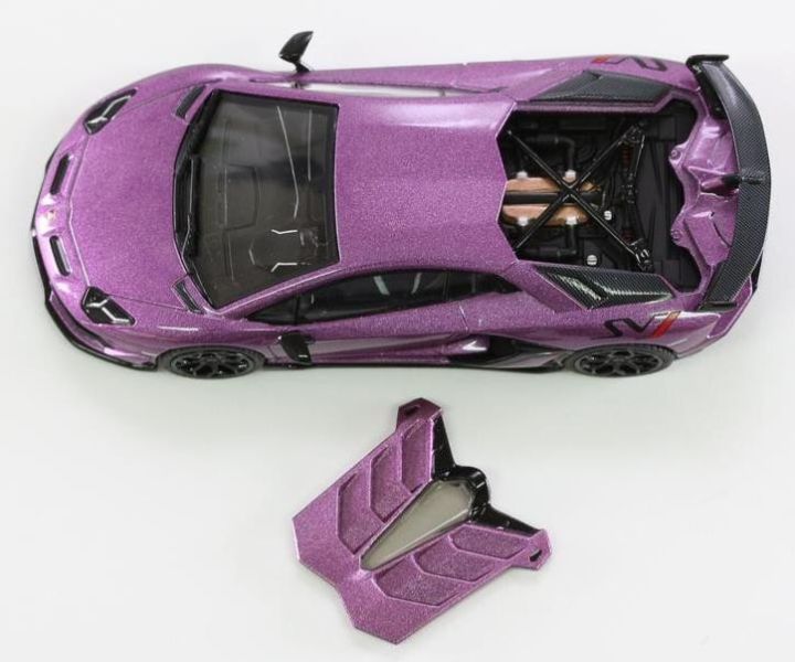 HH 1/64 超跑系列 HS002-04 藍寶堅尼 LAMBORGHINI SVJ (Viola 30th) 紫羅蘭狂牛 HH 1/64 超跑系列 HS002-04 藍寶堅尼 LAMBORGHINI SVJ (Viola 30th) 紫羅蘭狂牛