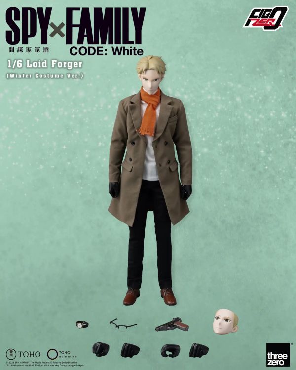 threezero FigZero 1/6 SPY×FAMILY 間諜家家酒 洛伊德 佛傑 黃昏 冬季服裝版 threezero FigZero 1/6 SPY×FAMILY 間諜家家酒 洛伊德 佛傑 黃昏 冬季服裝版