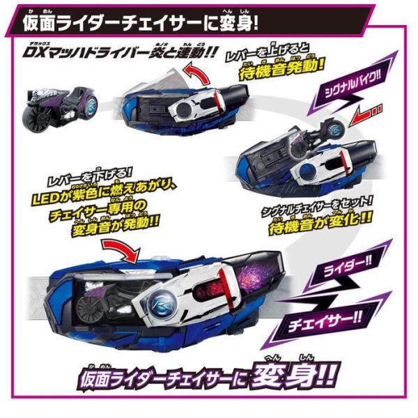 BANDAI 假面騎士SUPER BEST Drive DX Mach變身腰帶＆信號追跡者＆移速爆熱戰車 BANDAI 假面騎士SUPER BEST Drive DX Mach變身腰帶＆信號追跡者＆移速爆熱戰車