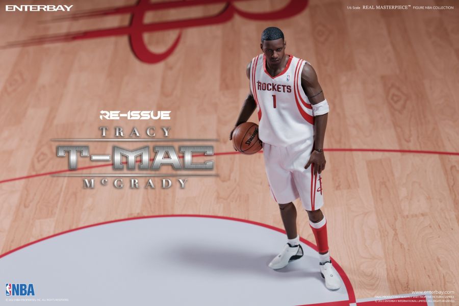絕版斷貨中 ENTERBAY 1/6 NBA系列 崔西•麥葛瑞迪 Tracy McGrady T-Mac 休士頓火箭隊 可動完成品 ENTERBAY 1/6 NBA系列 崔西•麥葛瑞迪 Tracy McGrady T-Mac 休士頓火箭隊 可動完成品