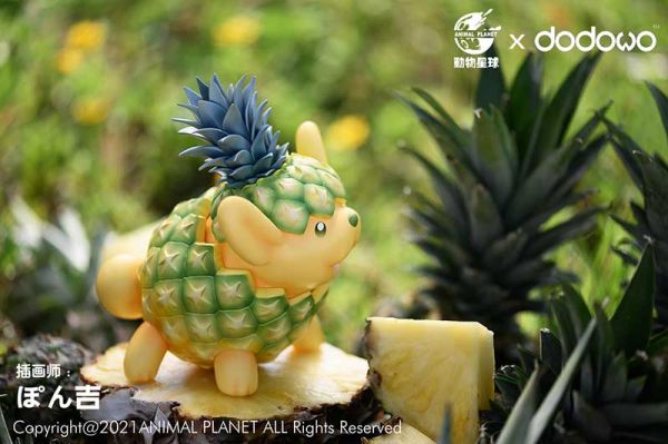 動物星球 野菜妖精 鳳梨犬 菠蘿犬 靜態完成品 動物星球,野菜妖精,鳳梨犬,菠蘿犬,靜態完成品,