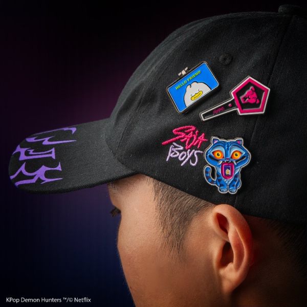 KPOP 獵魔女團 Demon Hunters 金屬徽章 Saja Boys 男團 獅徽logo KPOP 獵魔女團 Demon Hunters 金屬徽章 Saja Boys 男團 獅徽logo