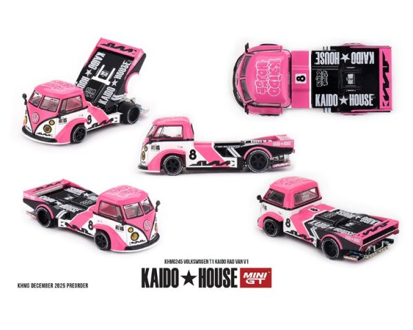 (預購) KAIDO HOUSE x MINIGT 1/64 福斯 Volkswagen T1 KAIDO RADVANV1 KHMG245 20251218 KAIDO HOUSE x MINIGT 1/64 福斯 Volkswagen T1 KAIDO RADVANV1 KHMG245