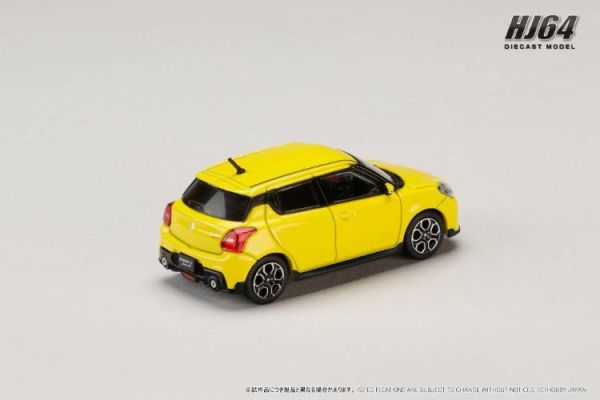 (預購) Hobby JAPAN 1/64 鈴木 SUZUKI SWIFT SPORT (ZC33S) CHAMPION YELLOW (ZFT) 冠軍黃 HJ641083AY 20260406 Hobby JAPAN 1/64 鈴木 SUZUKI SWIFT SPORT (ZC33S) CHAMPION YELLOW (ZFT) 冠軍黃 HJ641083AY