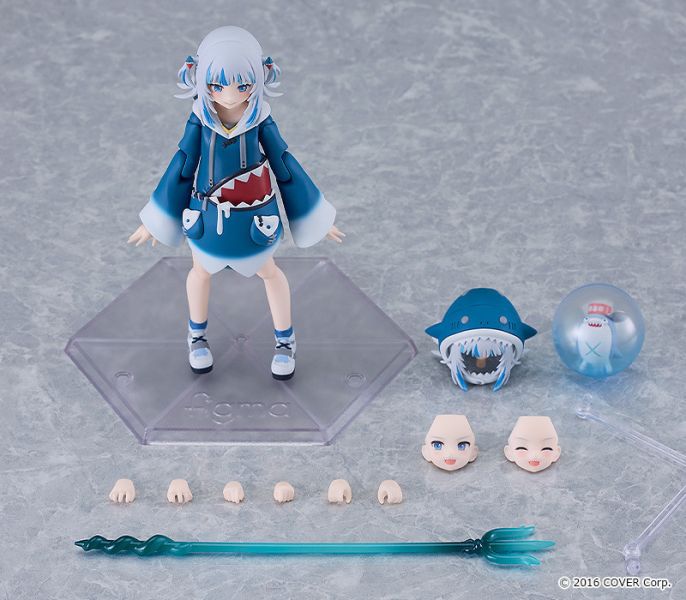 Good Smile figma 618 hololive 噶嗚古拉 Gawr Gura 鯊鯊 可動完成品 Good Smile figma 618 hololive 噶嗚古拉 Gawr Gura 鯊鯊 可動完成品