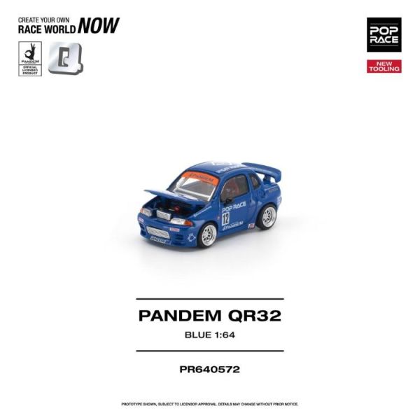 (預購) POP RACE 1/64 PANDEM QR32 BLUE PR640572 20260813 POP RACE 1/64 PANDEM QR32 BLUE PR640572