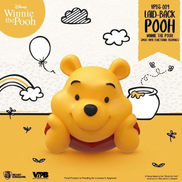(預購) 野獸國 小熊維尼系列 小型搪膠存錢筒 悠閒維尼款 VPBS-009 20260202 野獸國 小熊維尼系列 小型搪膠存錢筒 悠閒維尼款 VPBS-009