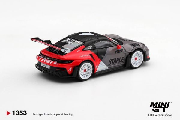 (預購) [吊卡版] [盒裝版] MINIGT 1/64 保時捷 Porsche 911 GT3 RS STAPLE x INOZETEK 分別販售 20261022 [吊卡版] [盒裝版] MINIGT 1/64 保時捷 Porsche 911 GT3 RS STAPLE x INOZETEK 分別販售