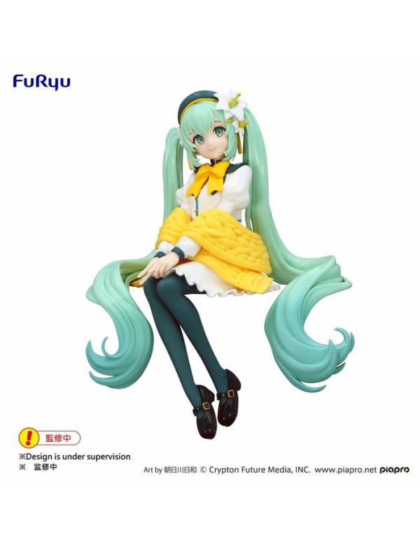 FURYU 景品 初音未來 Flower Fairy -白百合- 泡麵蓋公仔 FURYU 景品 初音未來 Flower Fairy -白百合- 泡麵蓋公仔