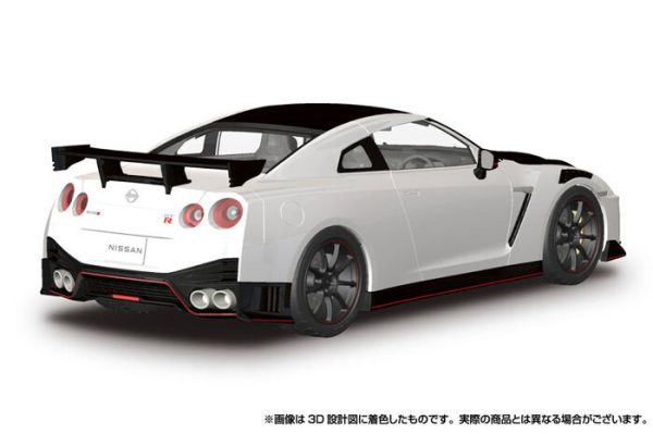 AOSHIMA 青島 1/24 樂Pla Snap Car 02-BW 日產 NISSAN GT-R NISMO 2022 珍珠白 組裝模型 AOSHIMA 青島 1/24 樂Pla Snap Car 02-BW 日產 NISSAN GT-R NISMO 2022 珍珠白 組裝模型