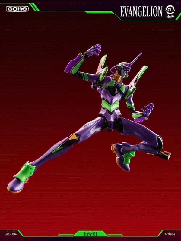 (預購) 共鳴Gong 新世紀福音戰士 初號機 可動完成品 20260428 共鳴Gong 新世紀福音戰士 初號機 可動完成品