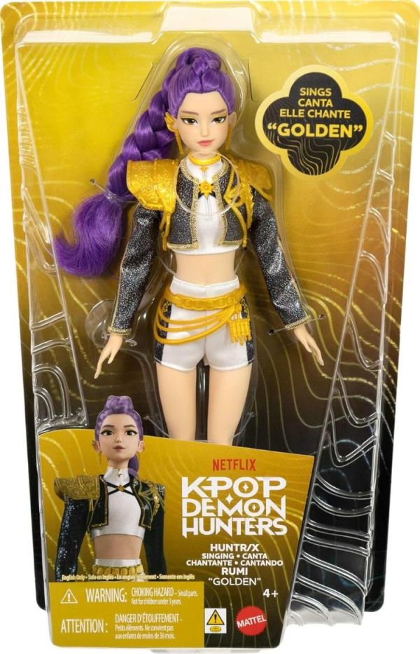 (預購) Mattel KPOP 獵魔女團 魯米 Rumi GOLDEN 打歌服 無武器 可動完成品 20260715 Mattel KPOP 獵魔女團 魯米 Rumi GOLDEN 打歌服 無武器 可動完成品