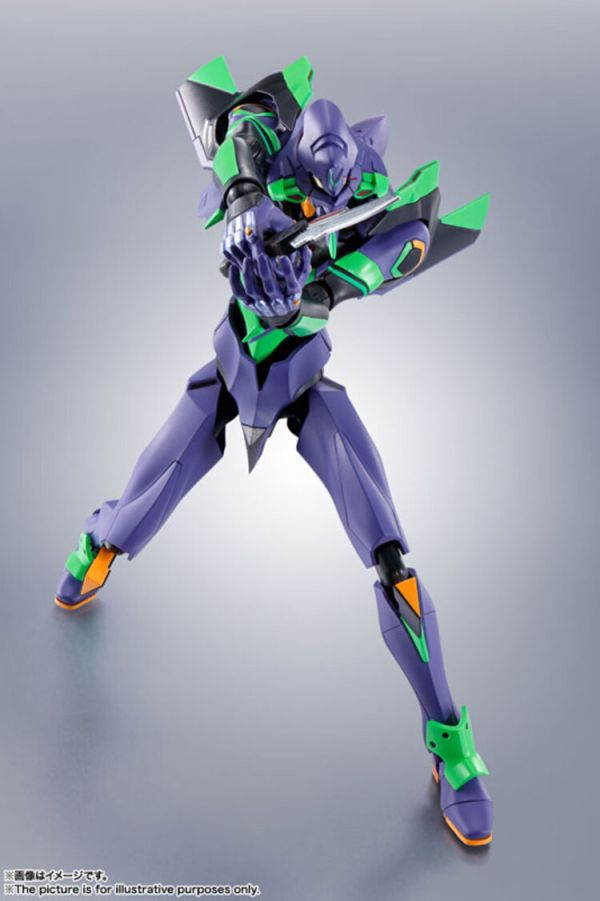 (預購) [再販] BANDAI ROBOT魂 <SIDE EVA> 福音戰士初號機+卡西烏斯之槍 (新色彩版) 可動完成品 (預購) [再販] BANDAI ROBOT魂 <SIDE EVA> 福音戰士初號機+卡西烏斯之槍 (新色彩版) 可動完成品